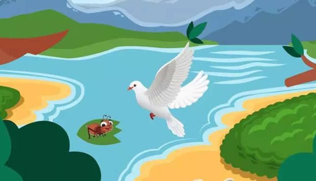 Merpati dan Semut Yang Nyaris Tenggelam