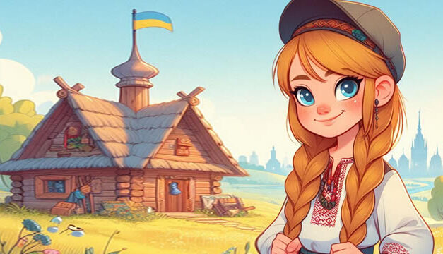 Krasnaya Kapitoshka, Putri Pemberani yang Cantik (Dongeng Ukraina)