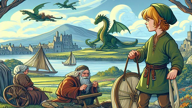 Penenun dan Sang Naga (Dongeng Irlandia)