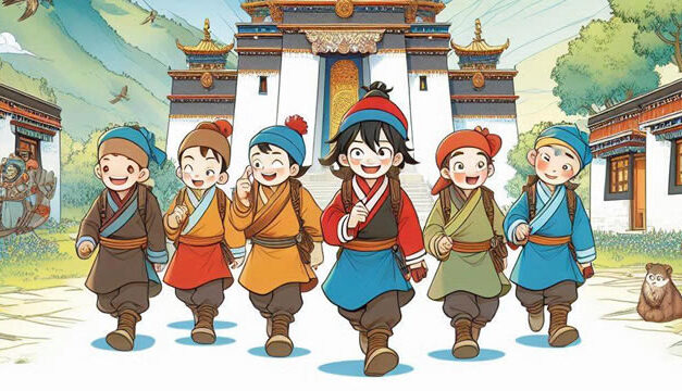 Persahabatan Enam Putra (Dongeng Tibet)